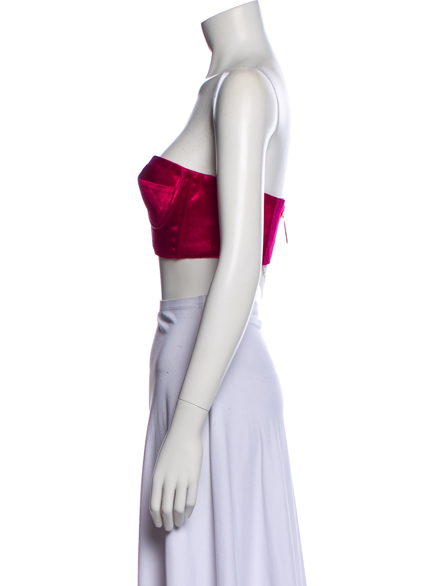 Bronx & Banco Strapless Crop Top