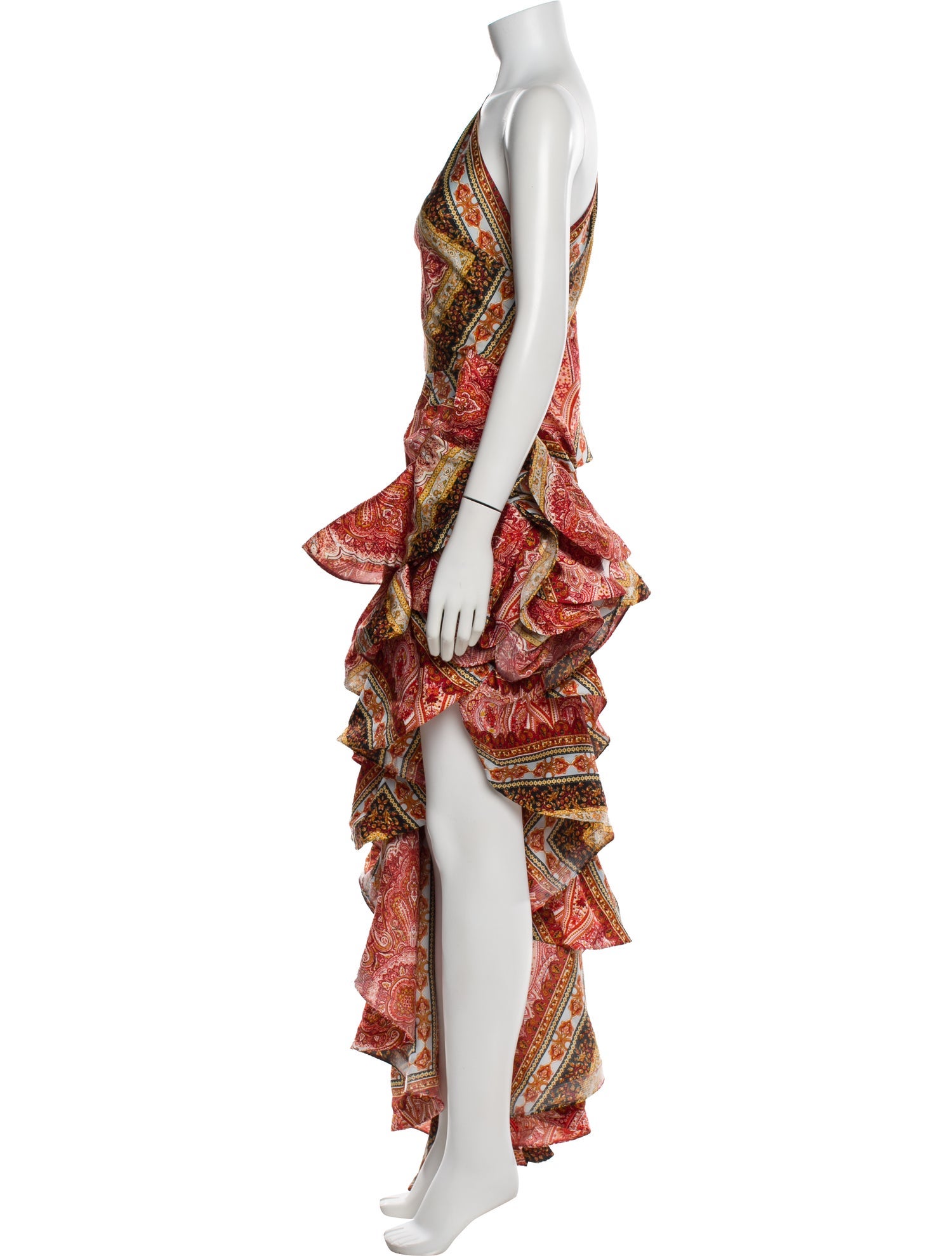 Bronx & Banco Paisley Print Long Dress