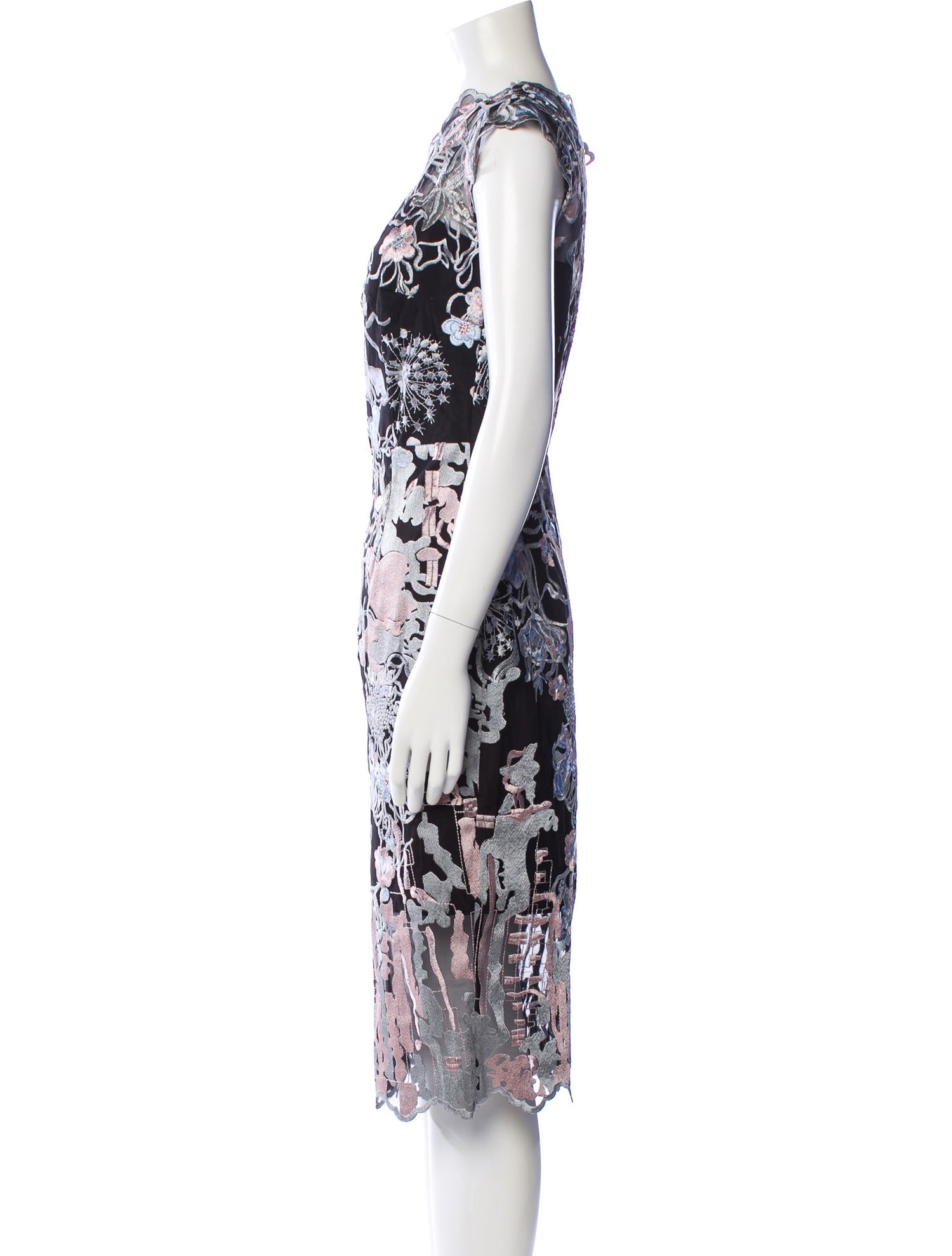Bronx & Banco Floral Print Knee-Length Dress
