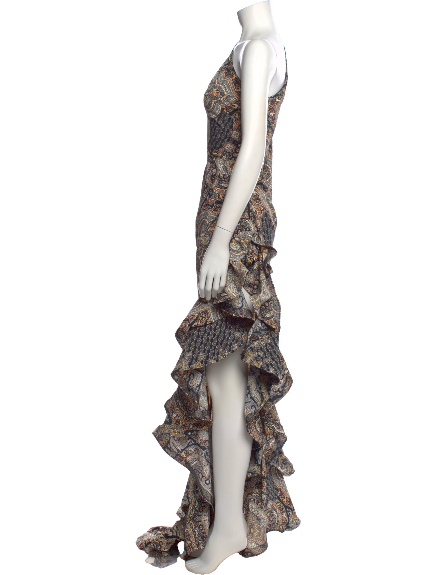 Bronx & Banco Paisley Print Long Dress