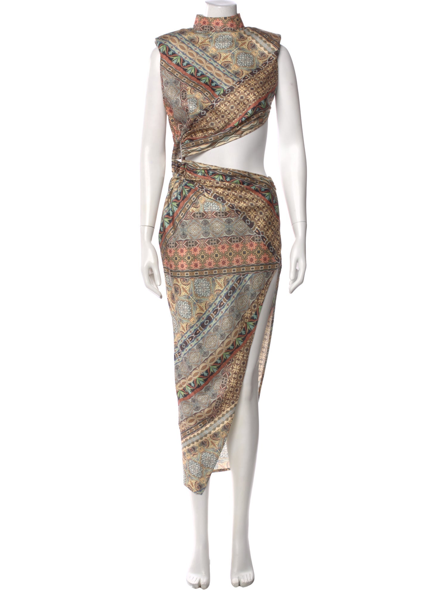 Bronx & Banco Printed Long Dress