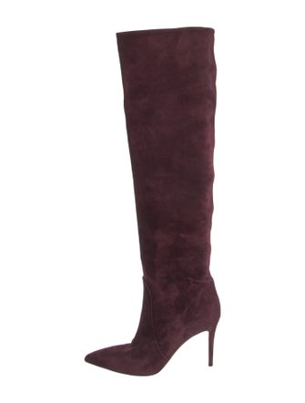 Brian Atwood x Scarosso Suede Boots
