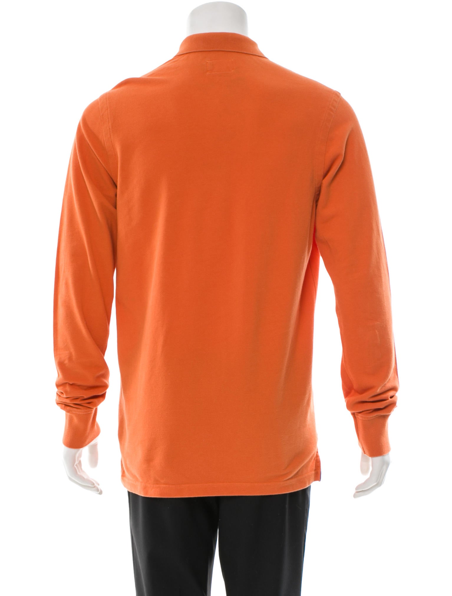 Breuer Long Sleeve Knit Polo Shirt Clothing WBRUE20003 The RealReal