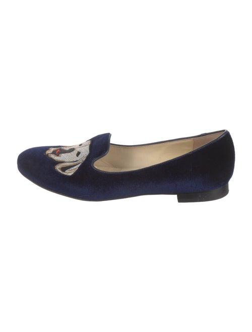 Butter Suede Printed Loafers