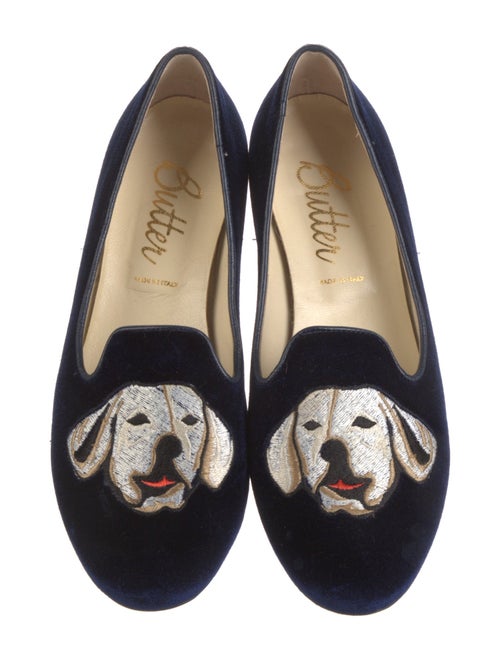 Butter Suede Printed Loafers