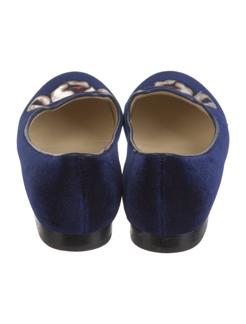 Butter Suede Printed Loafers