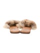 Brother Vellies Fur Round-Toe Mules