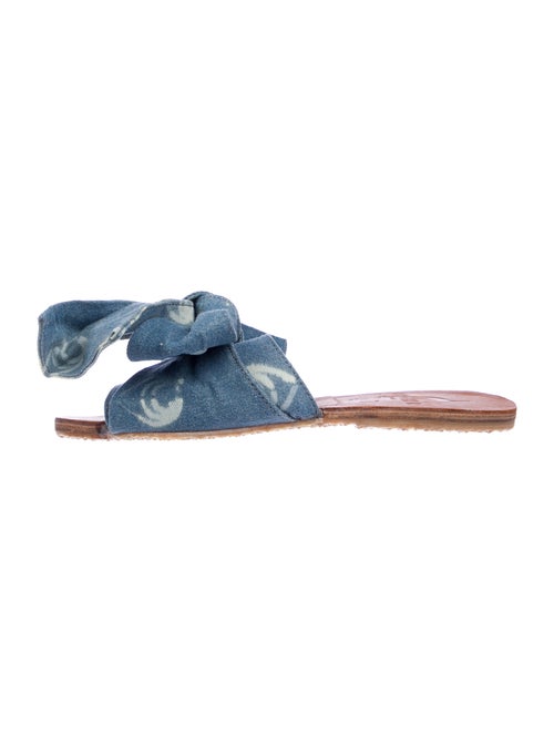 Brother Vellies Burkina Slides Printed Slides Blue