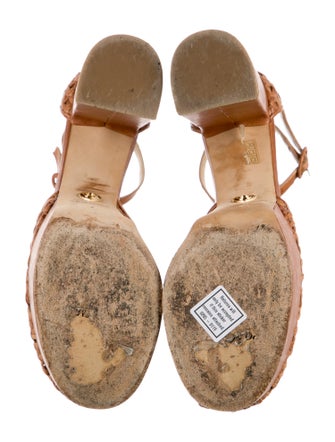 Brother Vellies Leather Mesh Accents D'Orsay Pumps