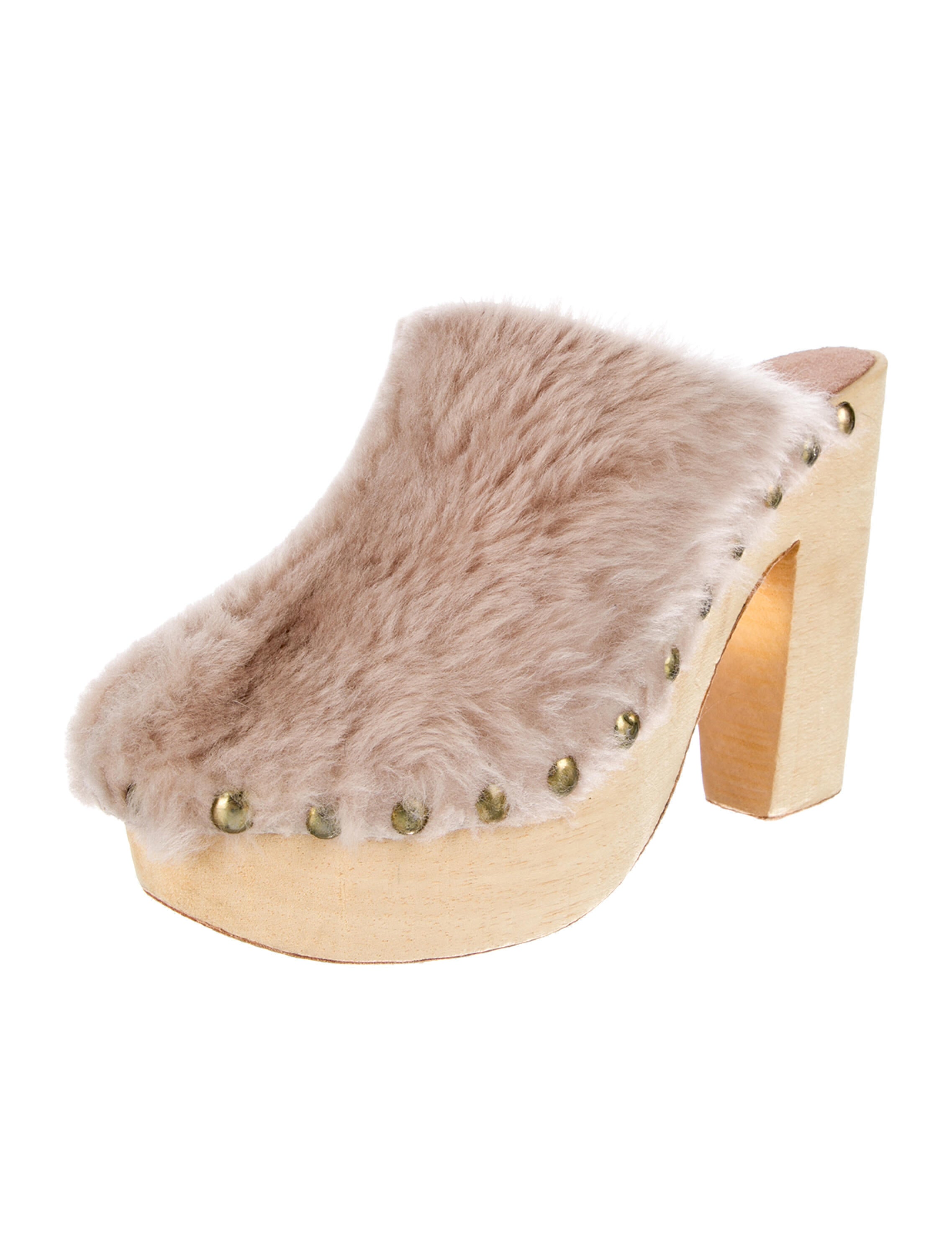 Brother Vellies Faux Fur Mules