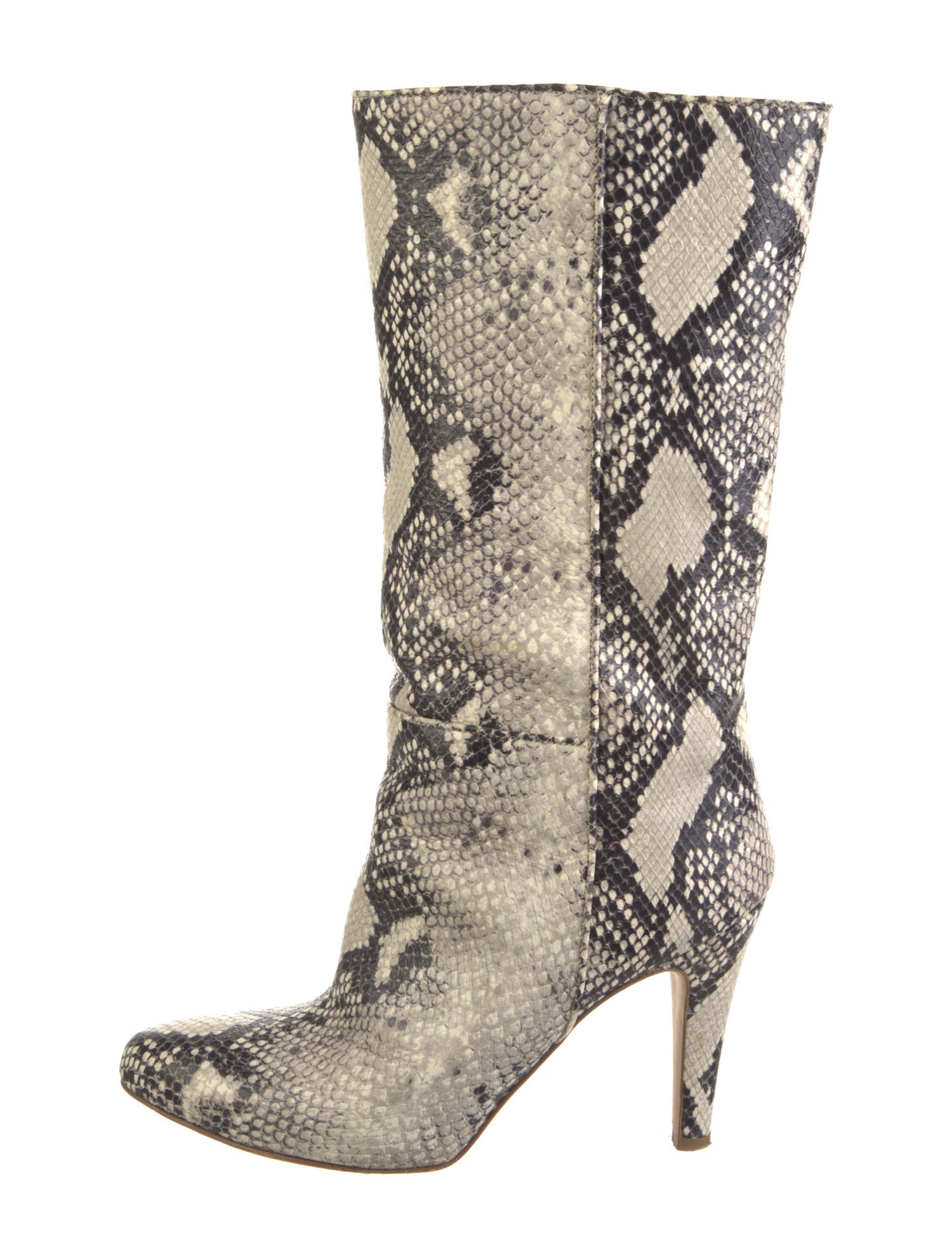 Brother Vellies Embossed Leather Animal Print Boots