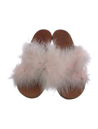 Brother Vellies Faux Fur Slides