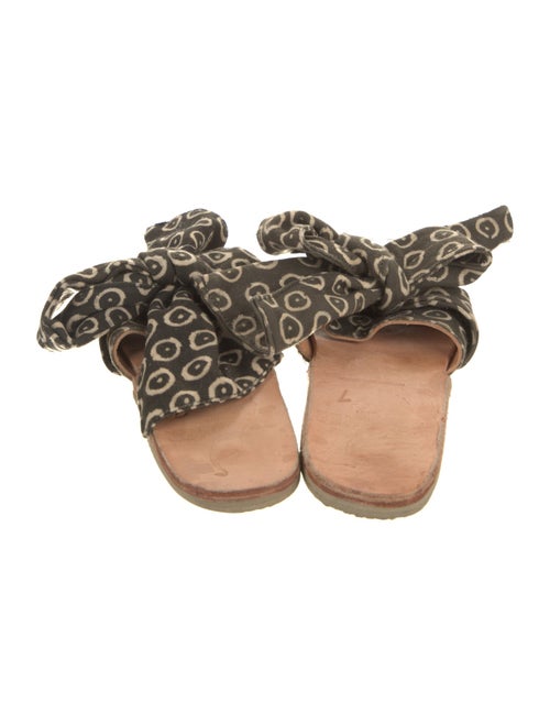 Brother Vellies Canvas Floral Print Slides