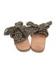 Brother Vellies Canvas Floral Print Slides