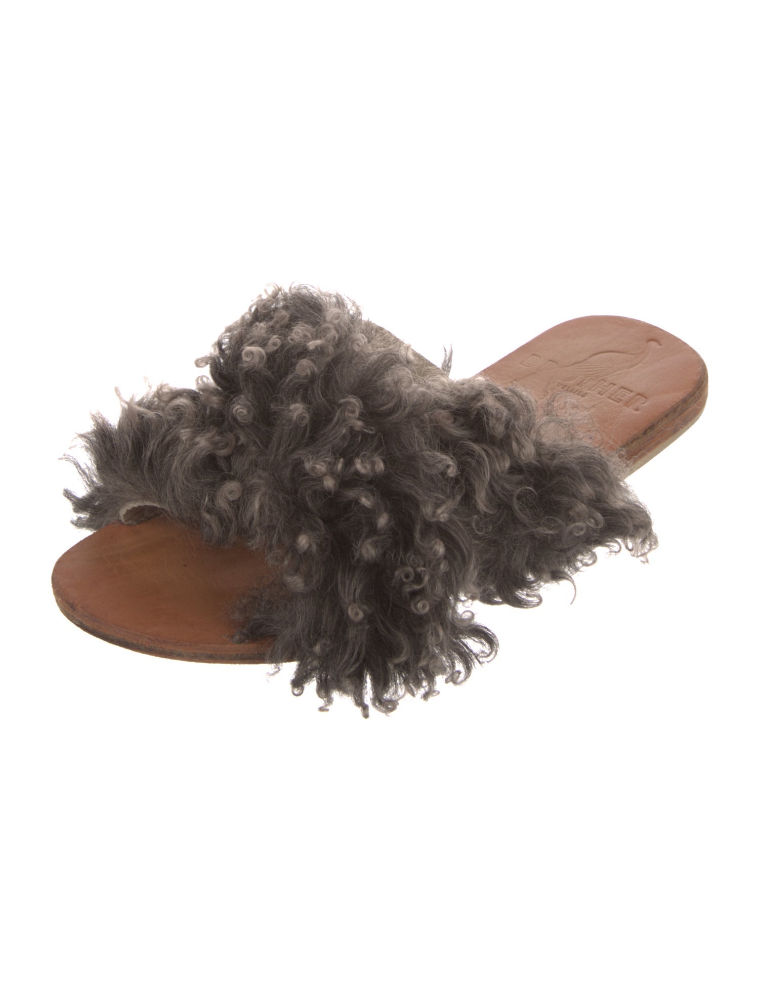Brother Vellies Shearling Slides