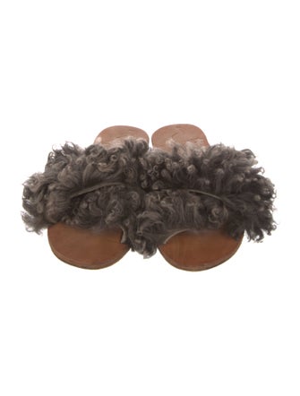 Brother Vellies Shearling Slides