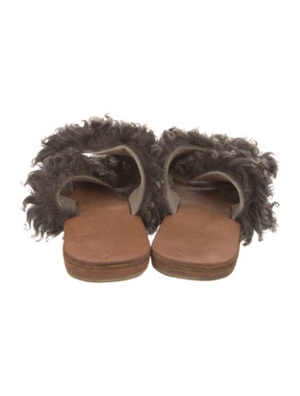 Brother Vellies Shearling Slides