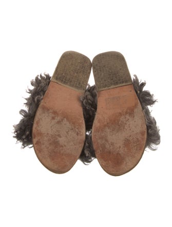 Brother Vellies Shearling Slides