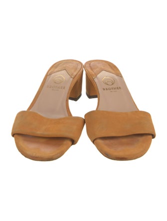 Brother Vellies Suede Slides