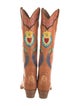 Brother Vellies Leather Patterned Riding Boots