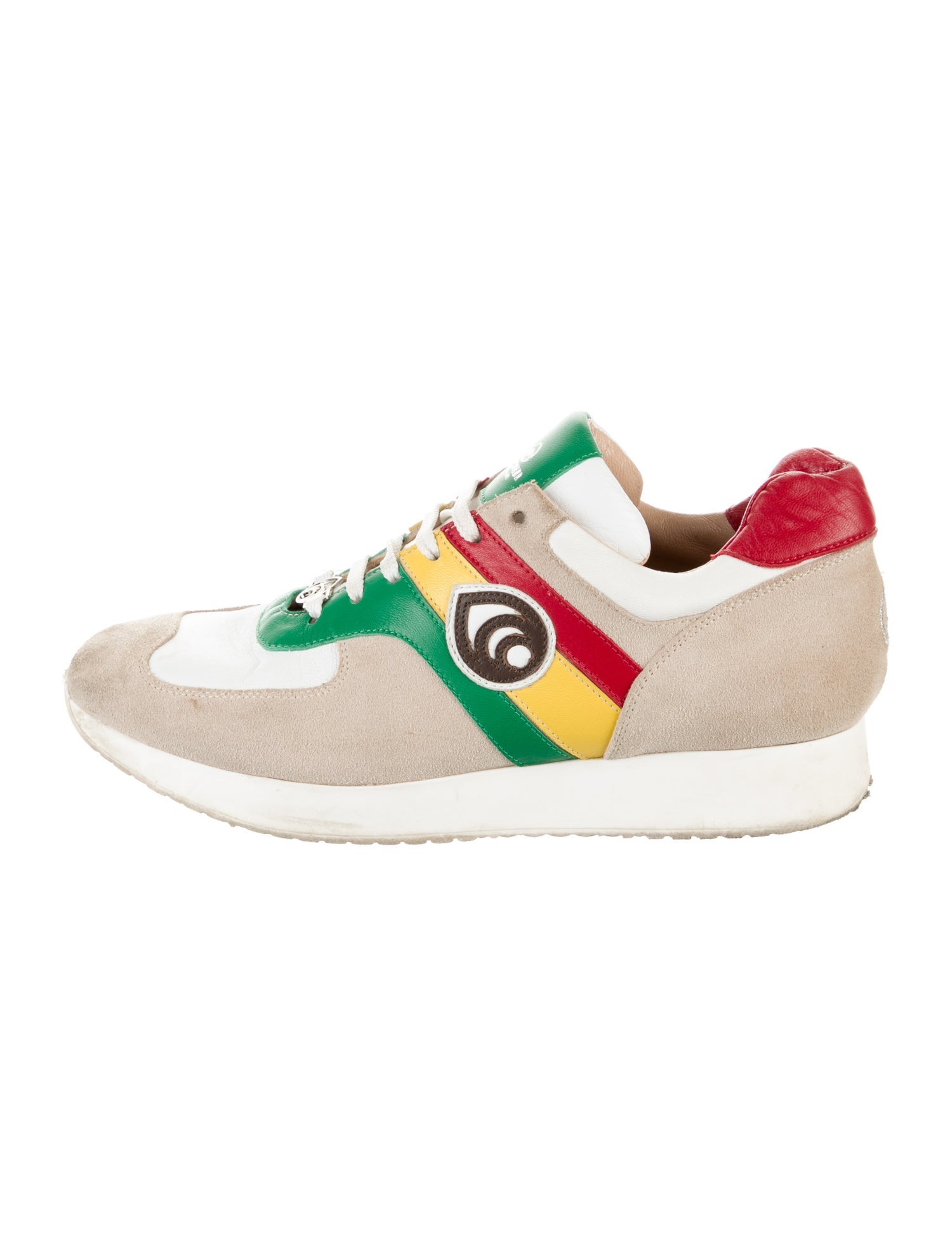 Brother Vellies Suede Colorblock Pattern Sneakers
