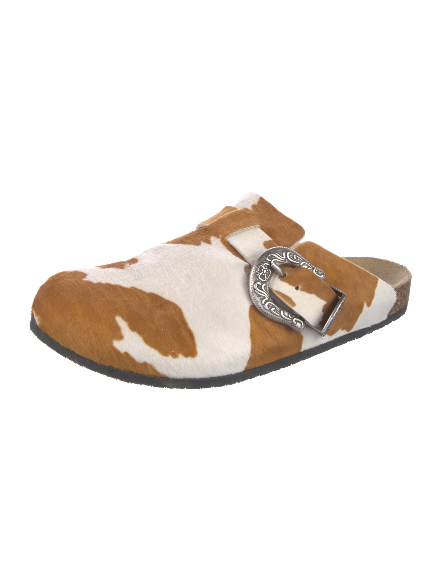 Brother Vellies Ponyhair Animal Print Mules