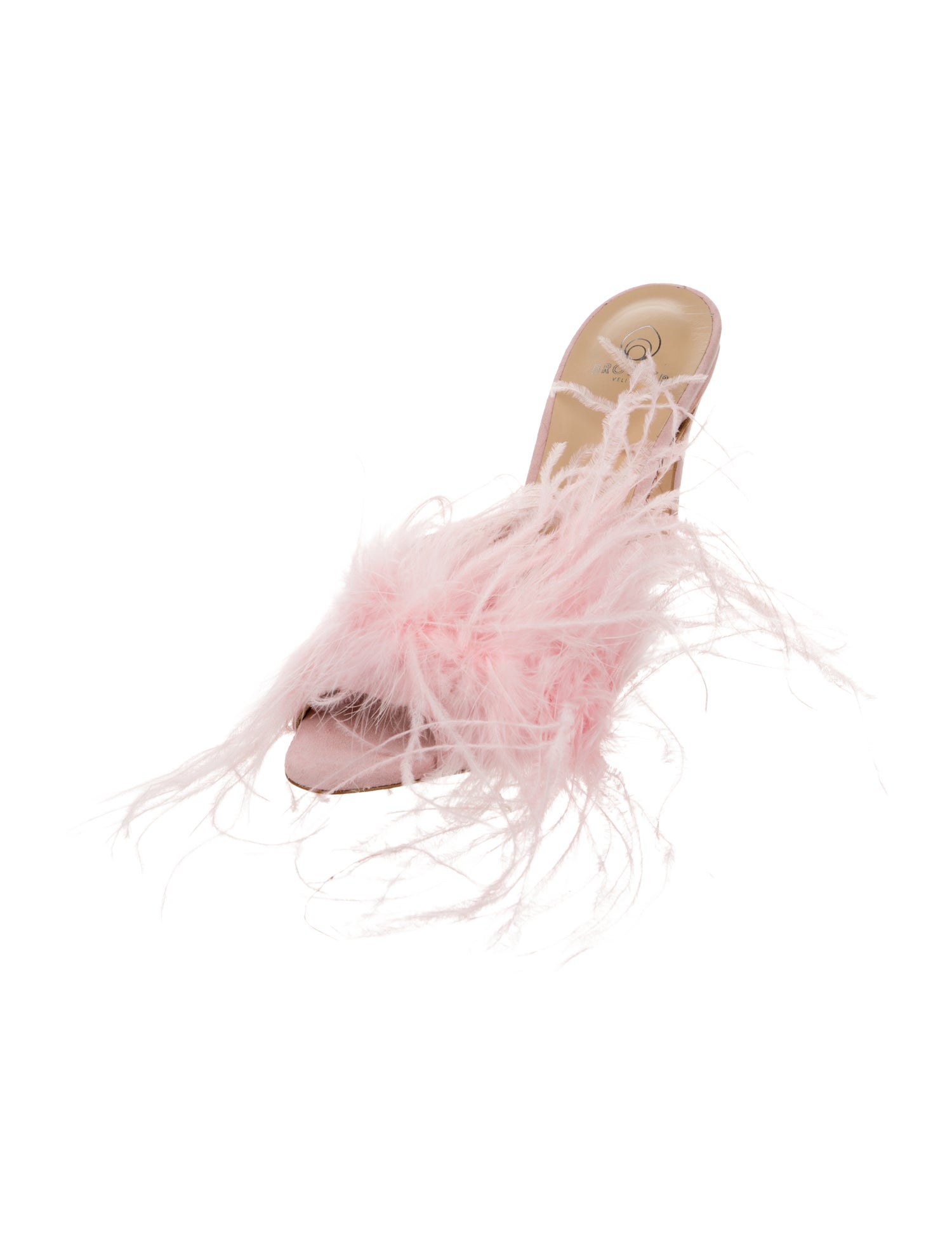 Brother Vellies Ostrich Feather Slides