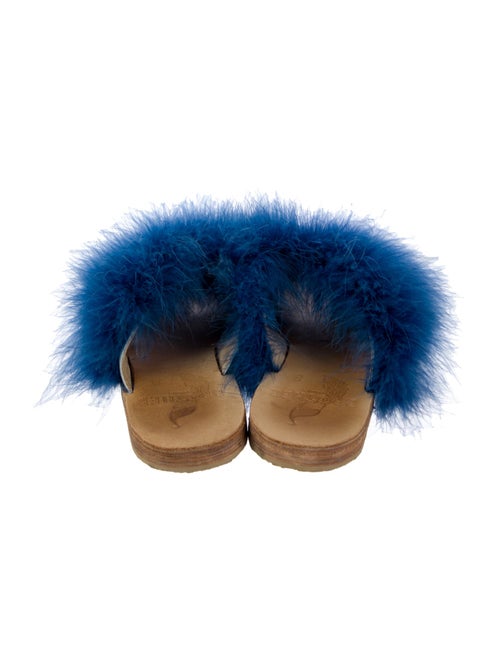 Brother Vellies Ostrich Slides