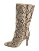Brother Vellies Snakeskin Animal Print Boots