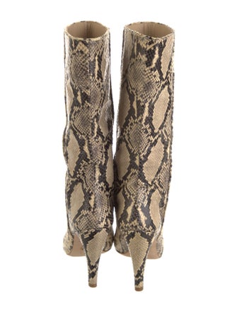 Brother Vellies Snakeskin Animal Print Boots