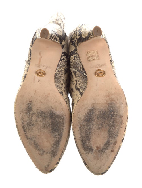 Brother Vellies Snakeskin Animal Print Boots
