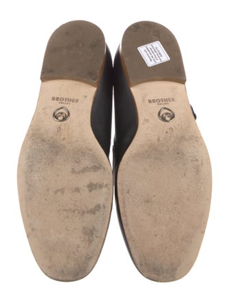 Brother Vellies Leather Crystal Embellishments Mary Jane Flats