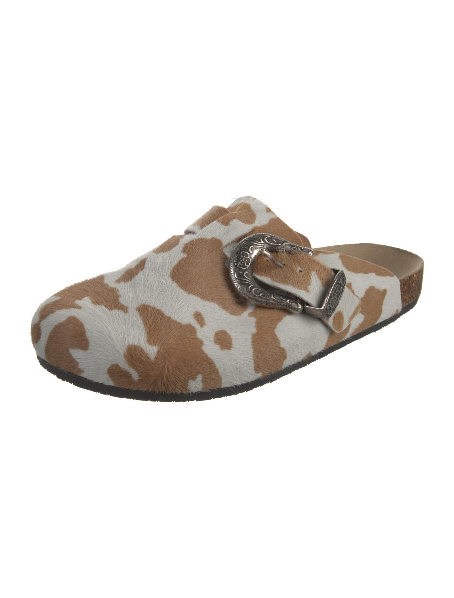 Brother Vellies Ponyhair Printed Mules