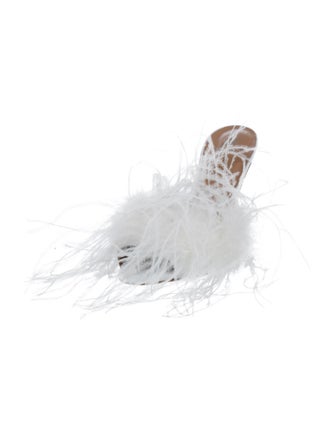 Brother Vellies Ostrich Feather Sandals