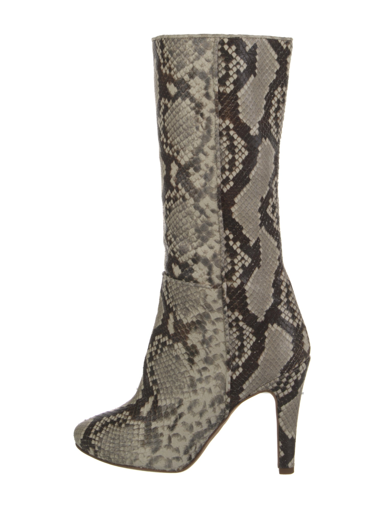 Brother Vellies Embossed Leather Animal Print Boots