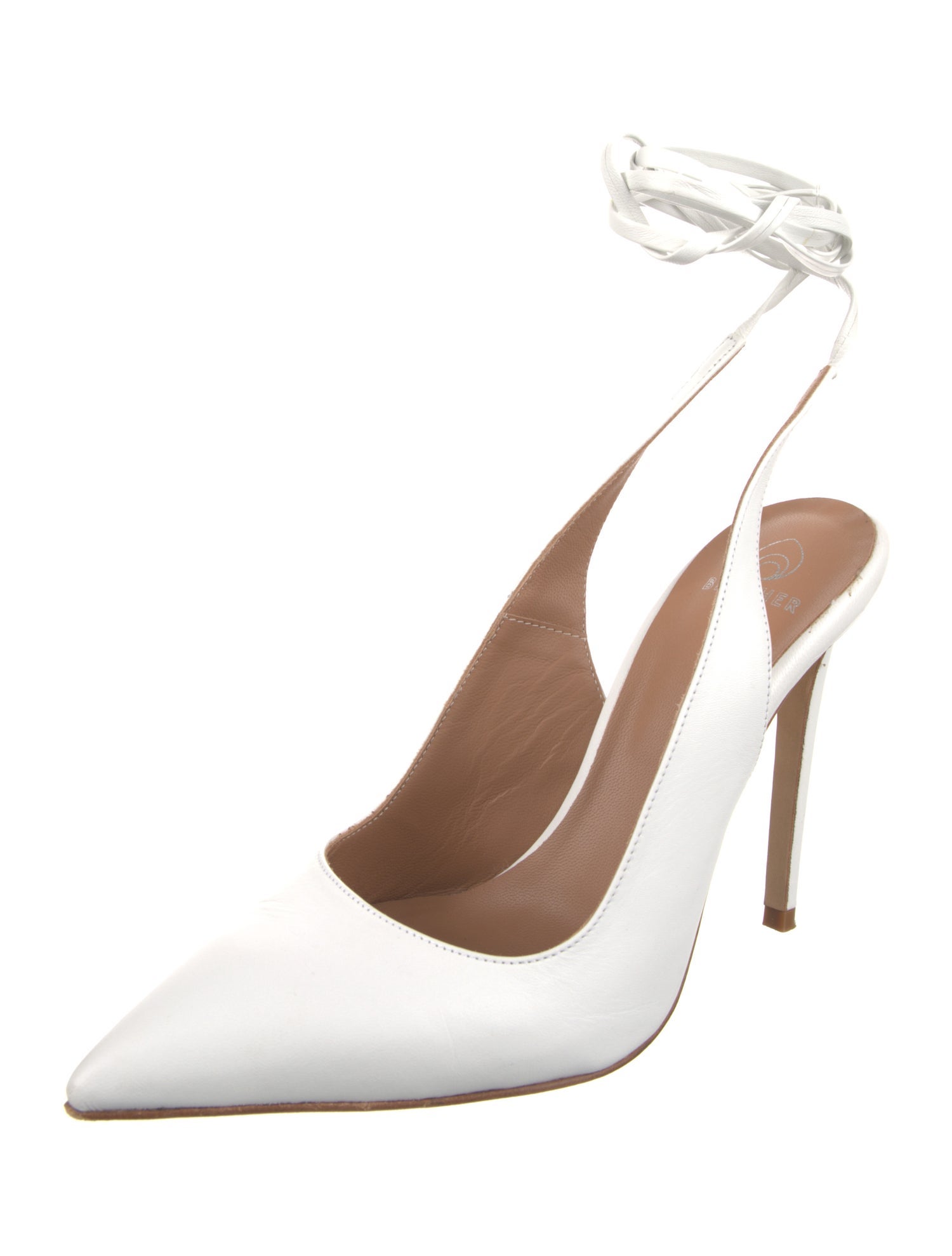 Brother Vellies Leather Slingback Pumps