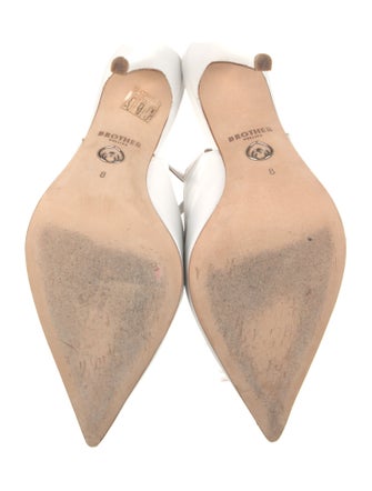 Brother Vellies Leather Slingback Pumps