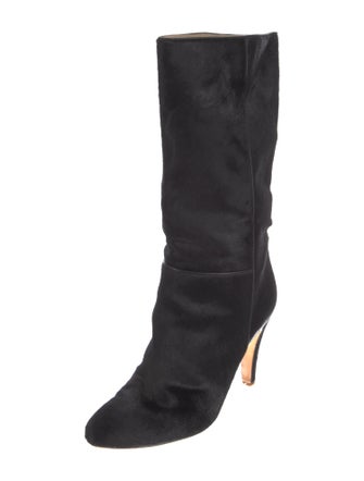 Brother Vellies Calf Hair Leather Trim Embellishment Boots