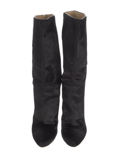 Brother Vellies Calf Hair Leather Trim Embellishment Boots