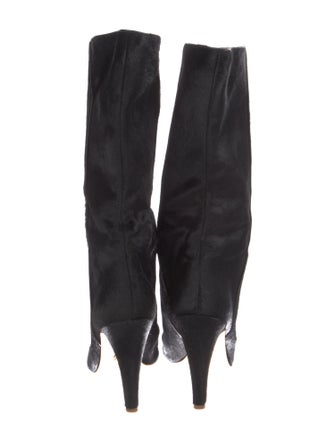 Brother Vellies Calf Hair Leather Trim Embellishment Boots