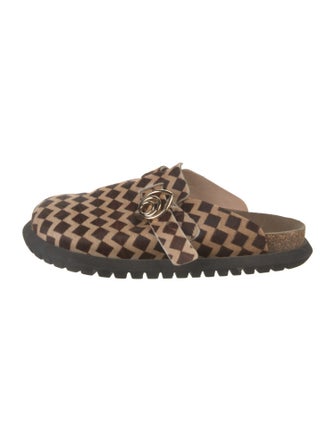 Brother Vellies Ponyhair Animal Print Mules