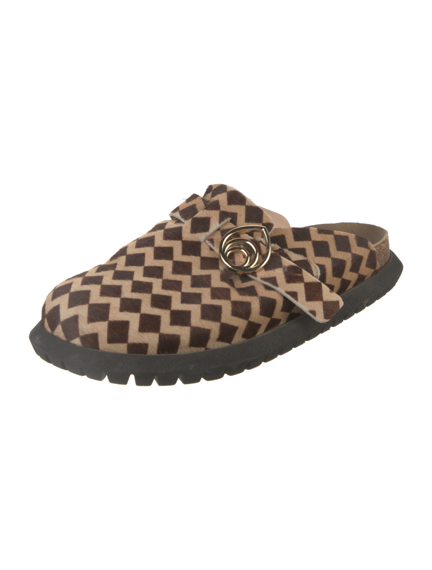 Brother Vellies Ponyhair Animal Print Mules