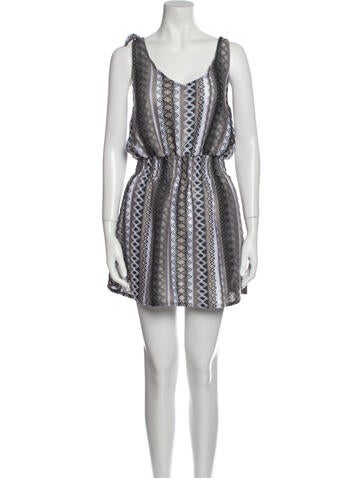 Becca by Rebecca Virtue Dresses Striped Mini Dress S