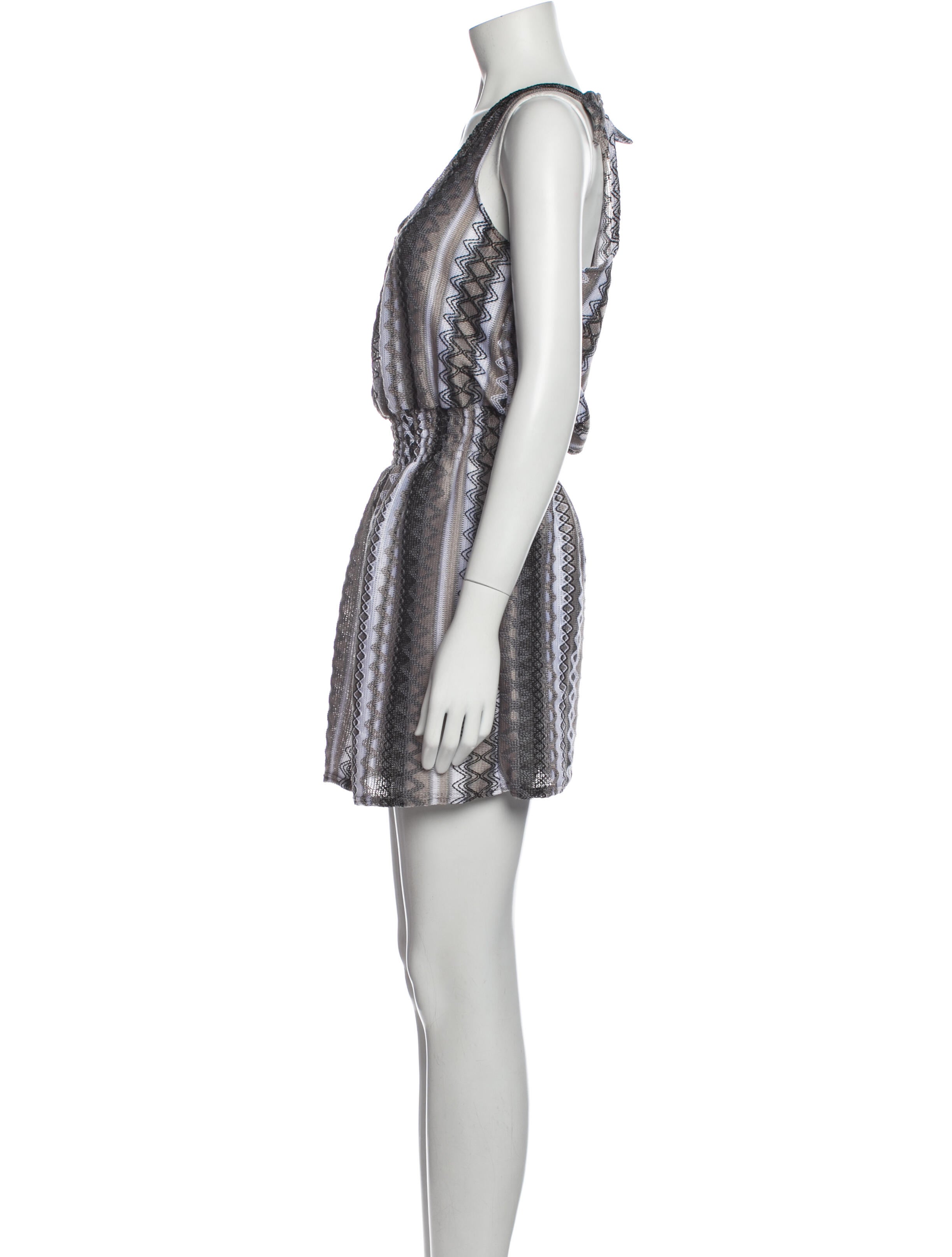 Becca by Rebecca Virtue Striped Mini Dress