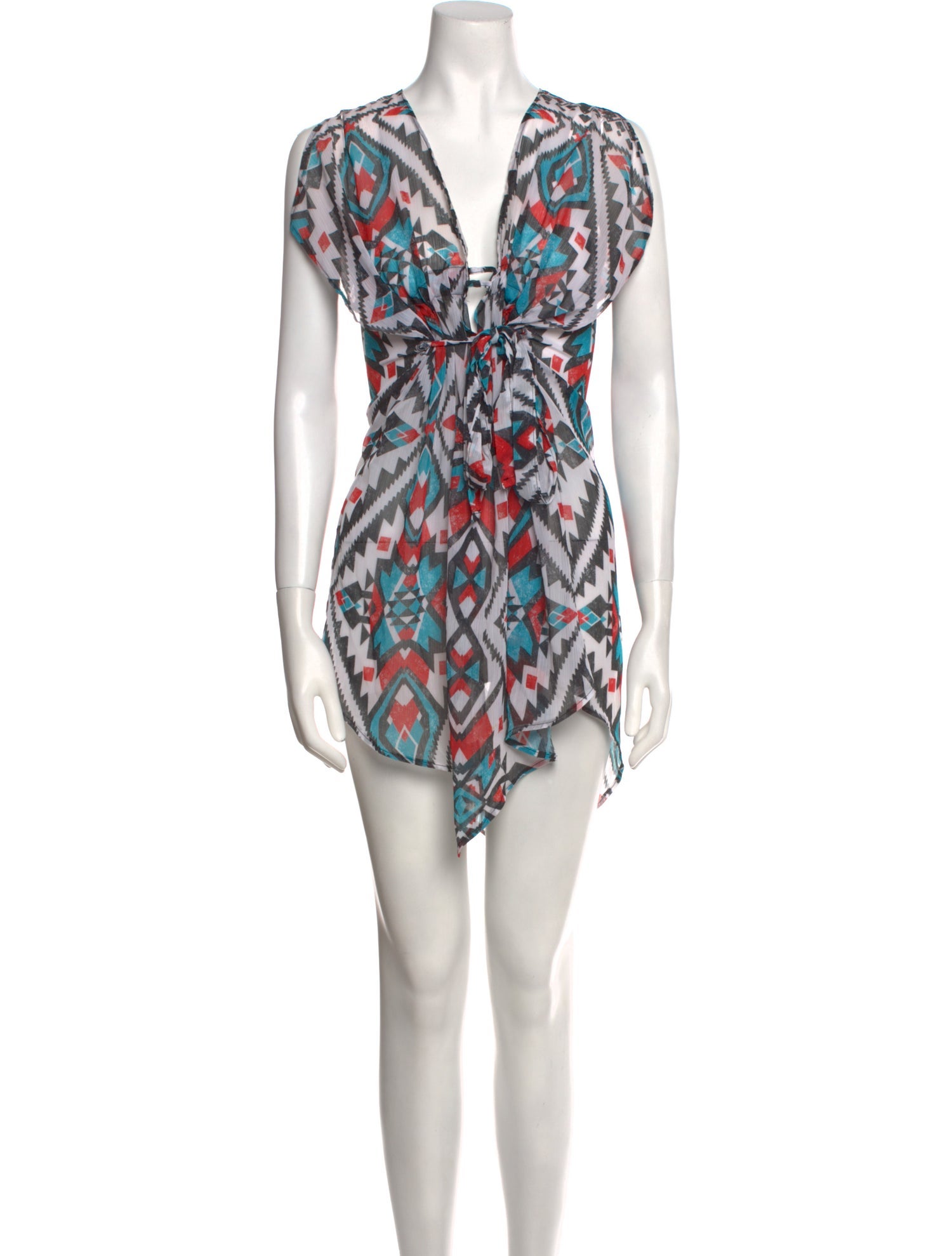 Becca by Rebecca Virtue Printed Knee-Length Dress