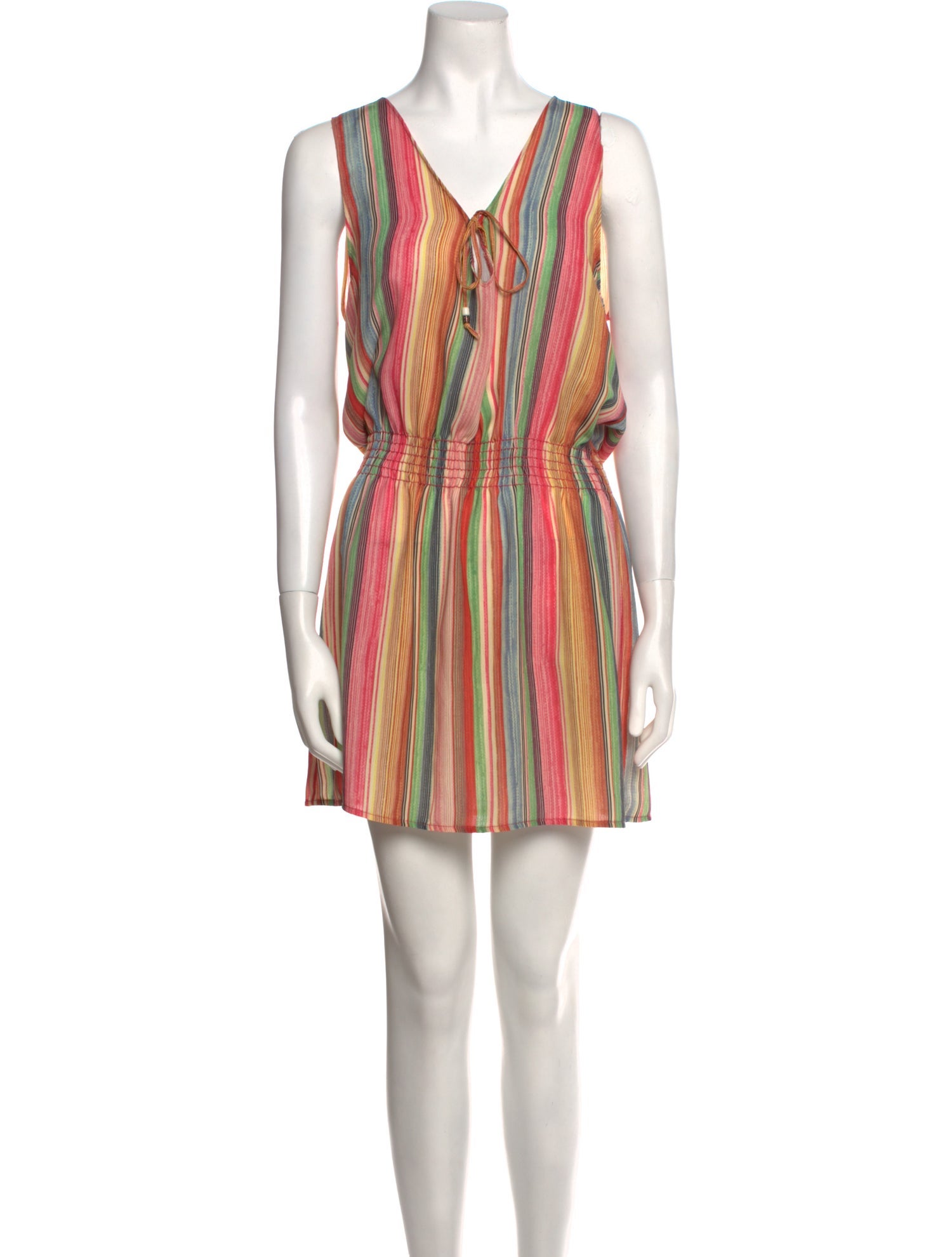 Becca by Rebecca Virtue Striped Mini Dress
