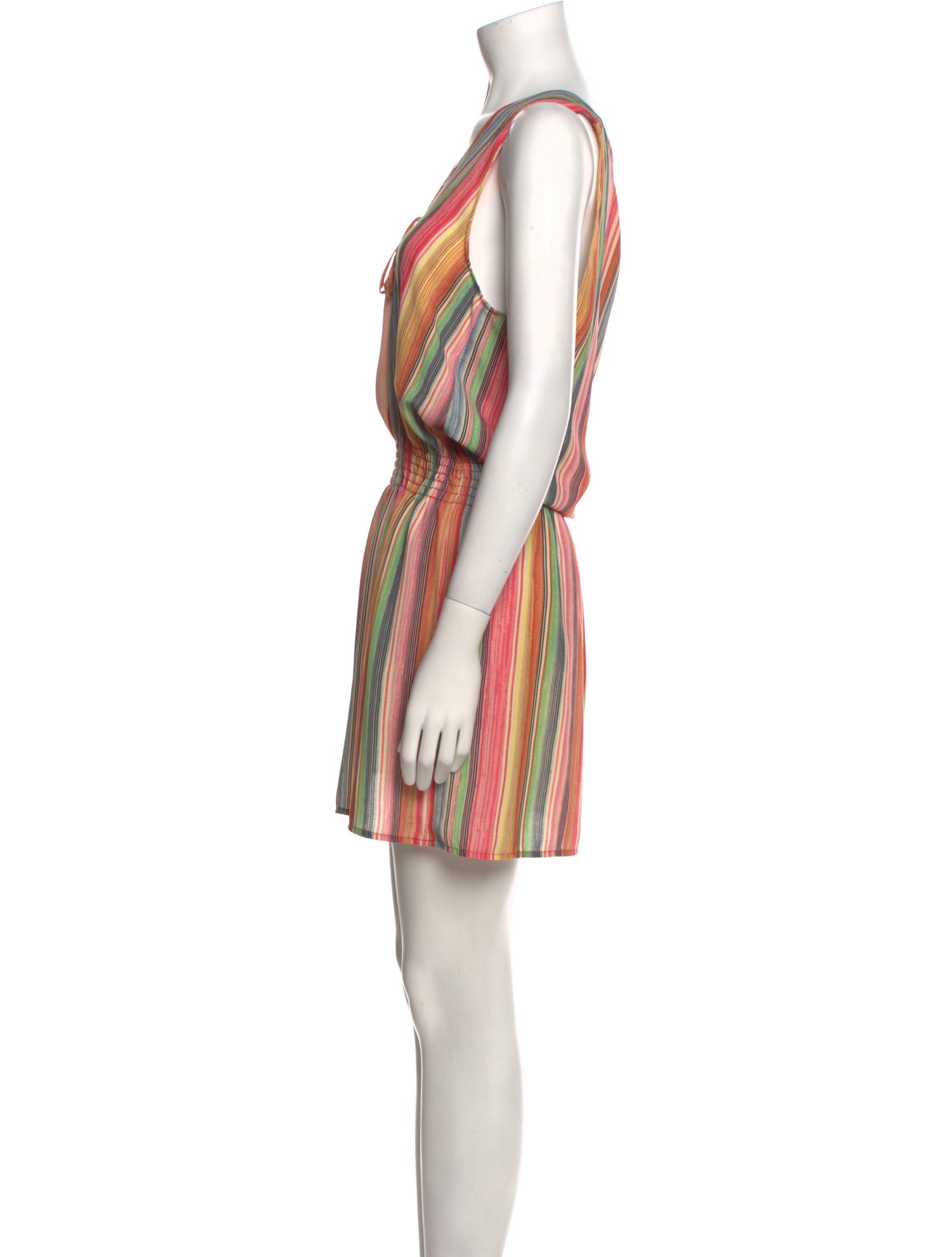 Becca by Rebecca Virtue Striped Mini Dress