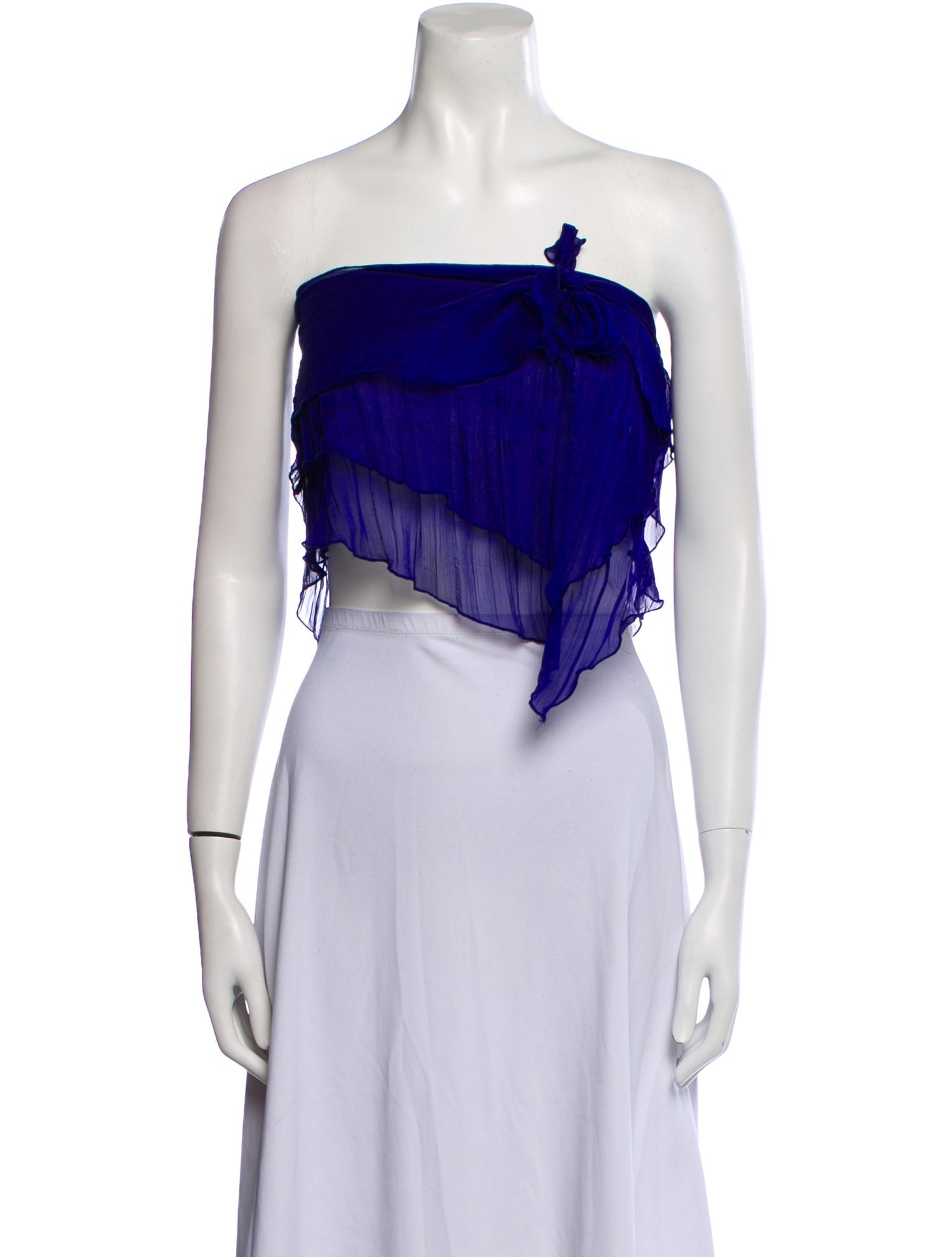 Becca by Rebecca Virtue Strapless Crop Top