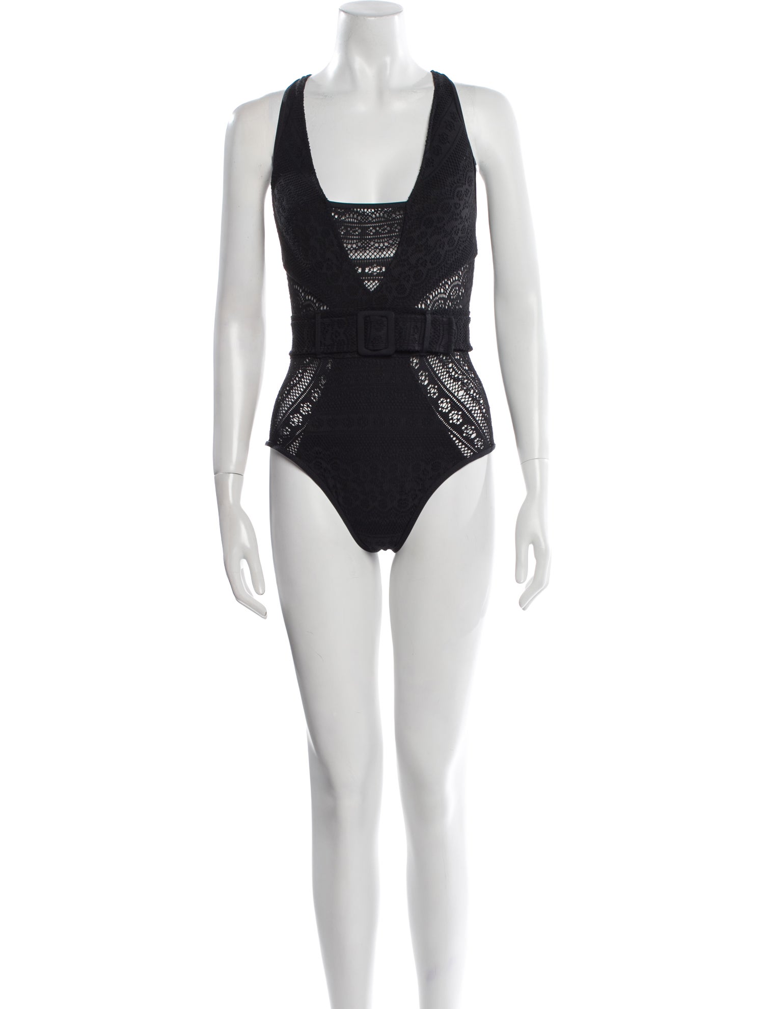 Becca by Rebecca Virtue Nylon V-Neck Bodysuit