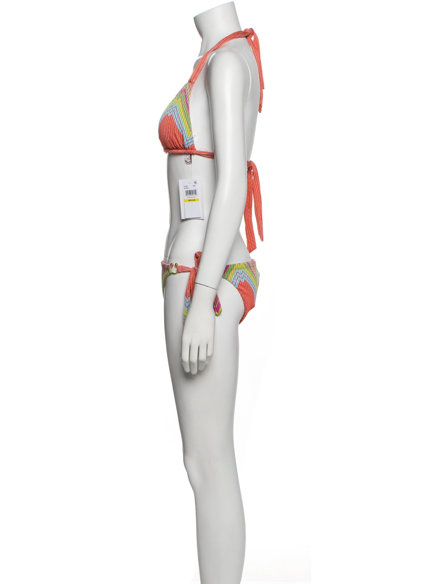 Becca by Rebecca Virtue Striped Bikini w/ Tags